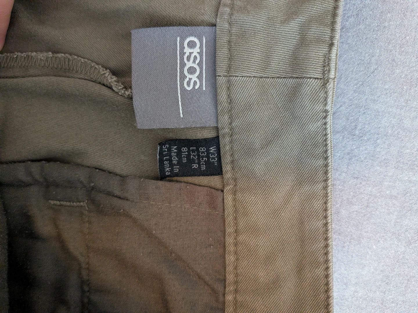 ASOS Chinos Men's W33 L32 - photo 2