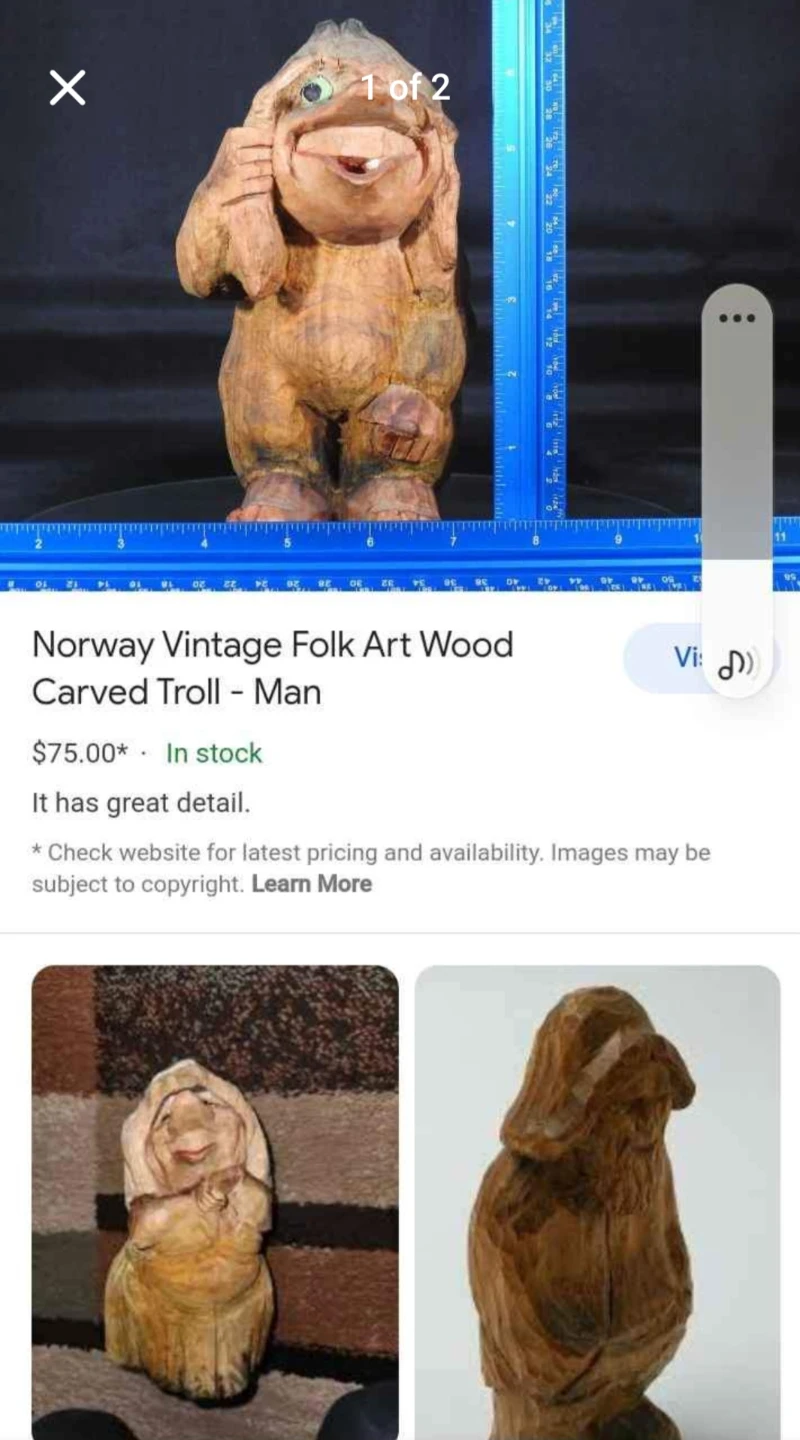 Carved Wooden Figure - photo 2
