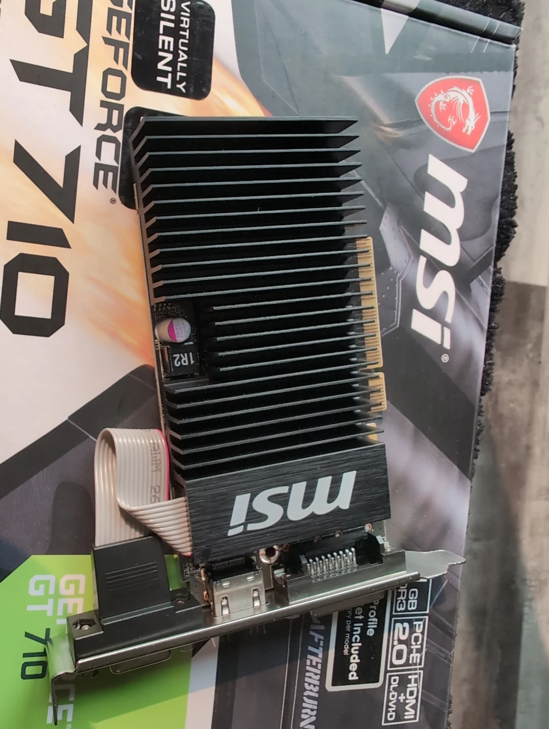 MSI GeForce GT 710 1GB DDR3 Graphics Card - photo 3