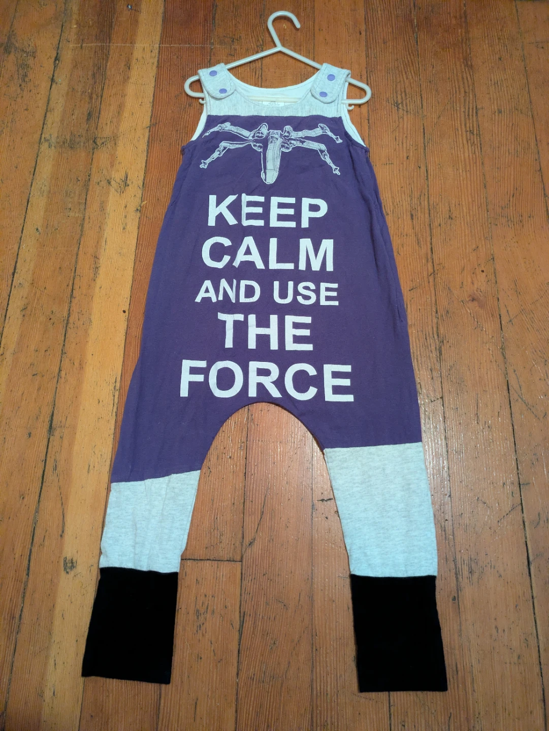 one of a Kind Star Wars "Keep Calm and Use the Force" Romper