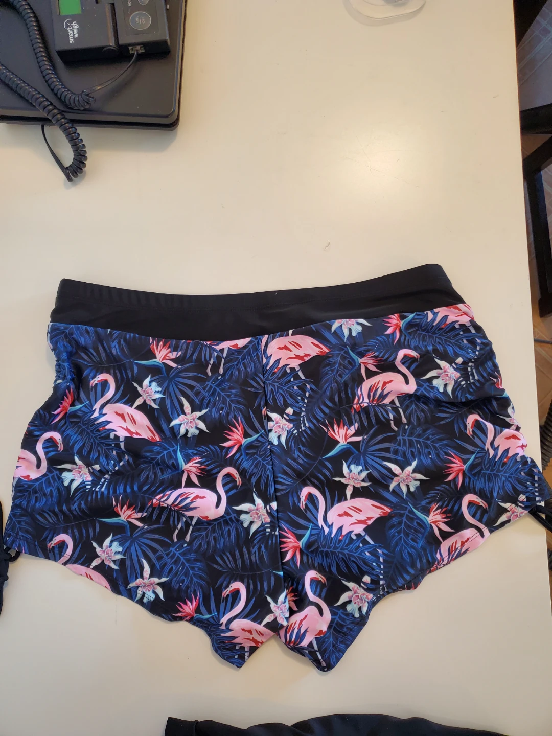 Plus Size Flamingo Print Two-Piece Tankini Swimsuit Set - photo 5