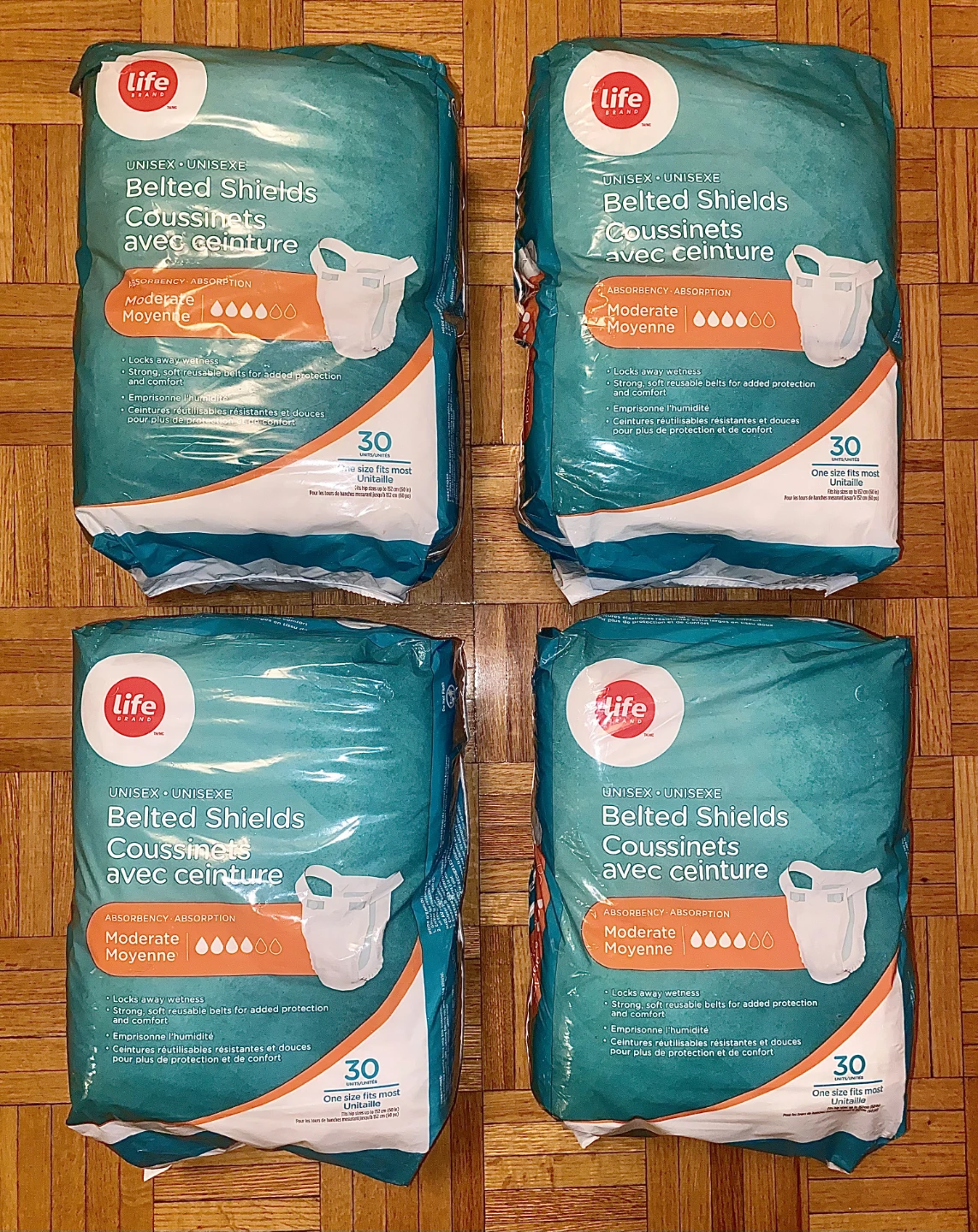 HUGE Adult Diaper/Brief Lot - 131 Total NEW (TENA & Life Brand) - photo 2