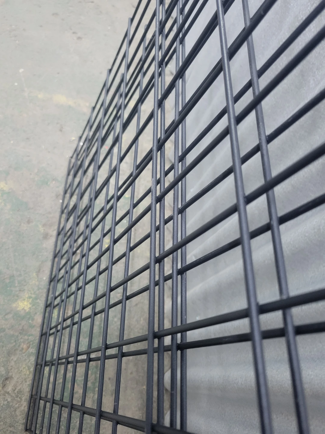 Black Metal Grid Panels and Support Beams - photo 3