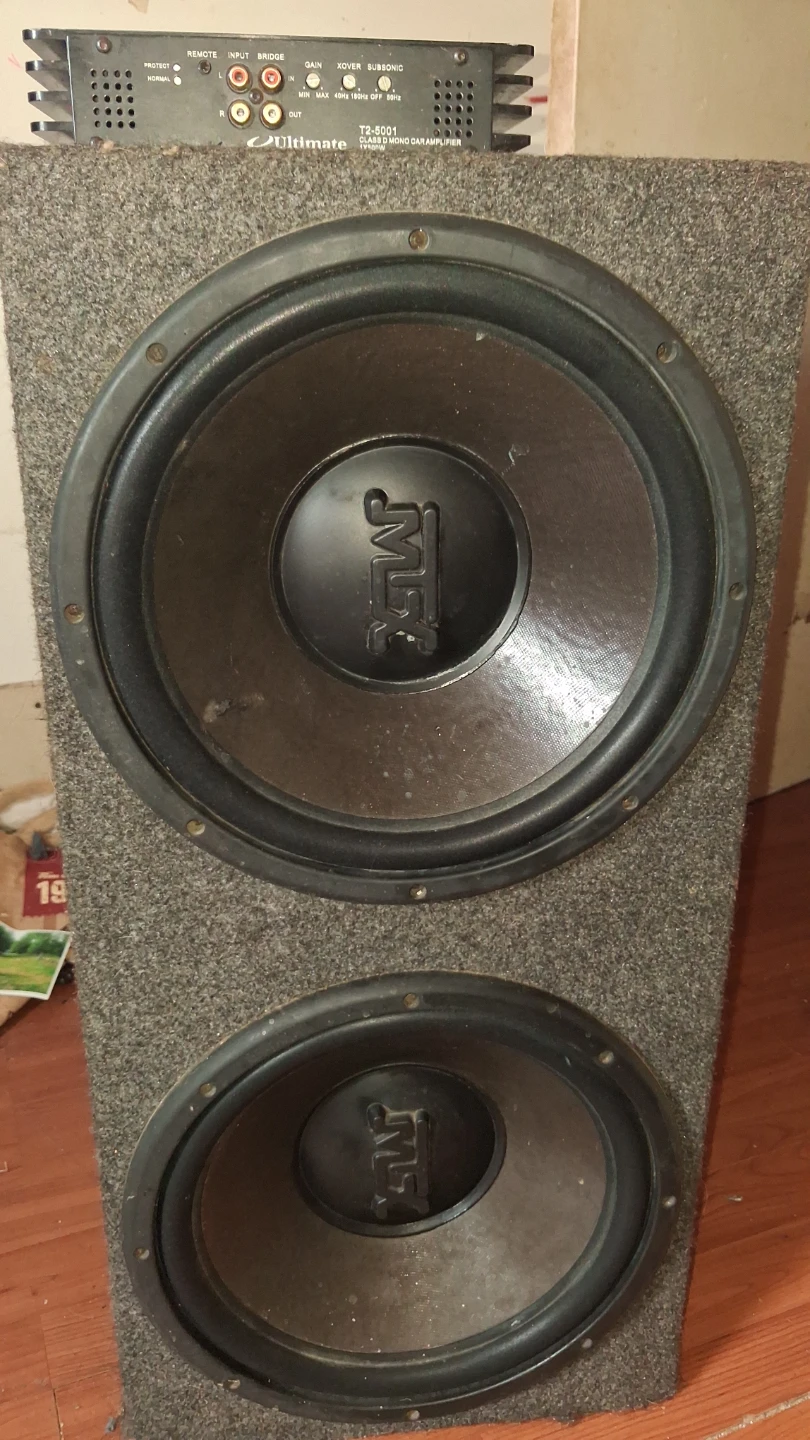 MTX Dual 12-inch Subwoofer Box with Ultimate Amplifier - photo 5