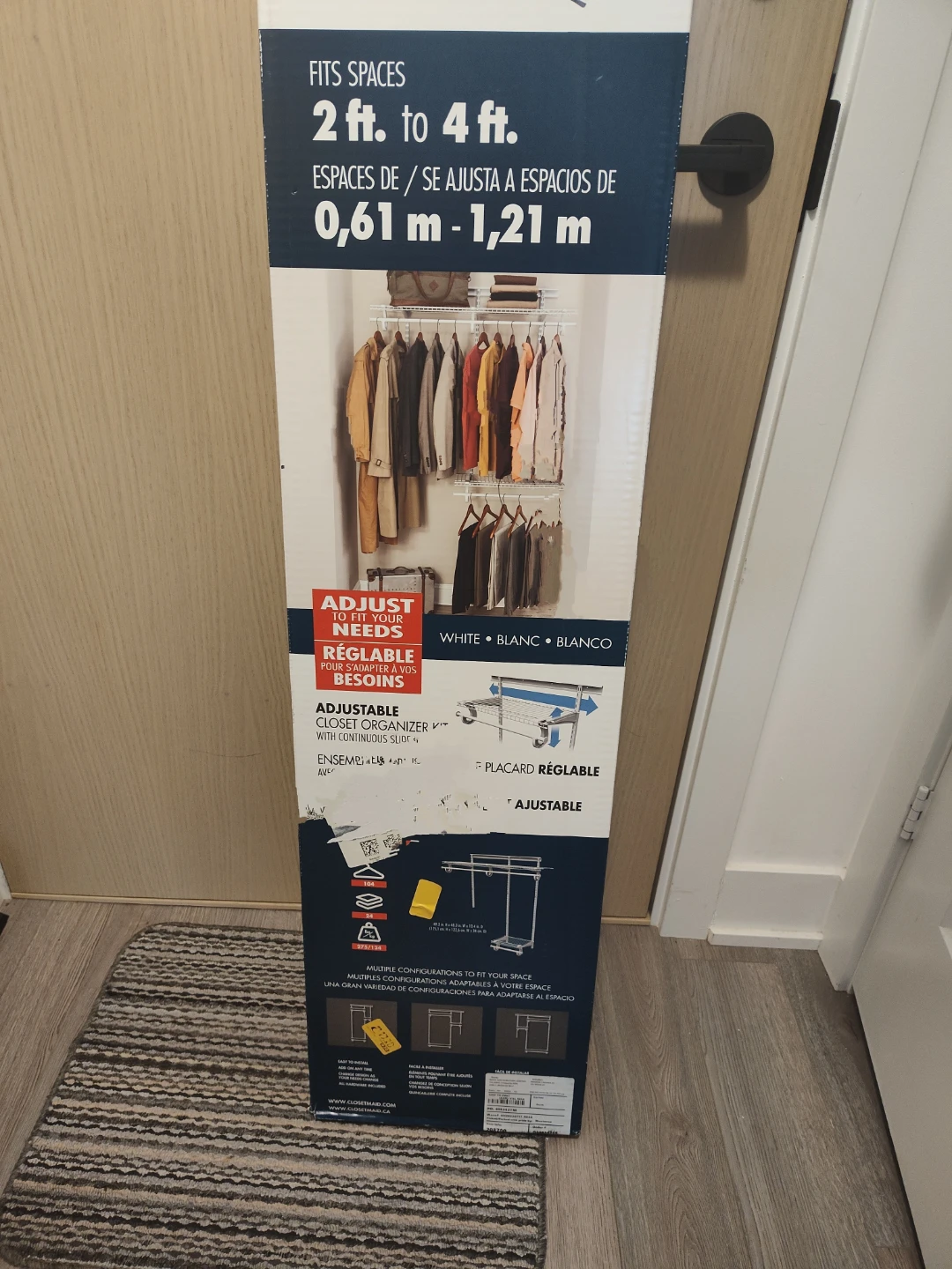 ClosetMaid Adjustable Closet Organizer