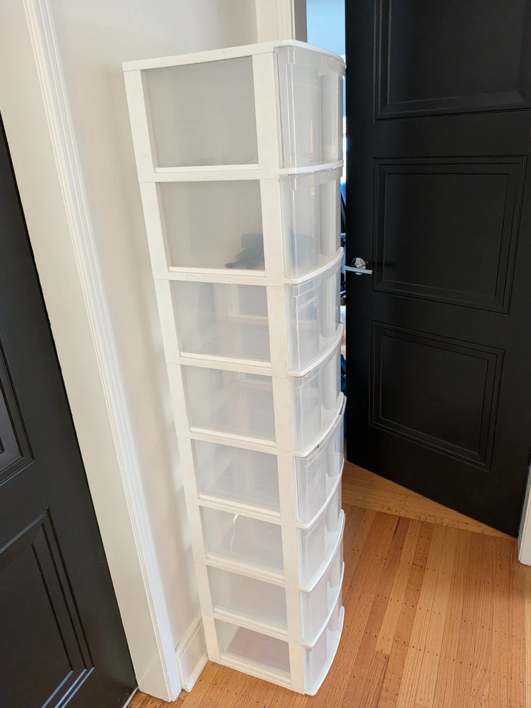 Clear Plastic Drawer Storage Unit - photo 2