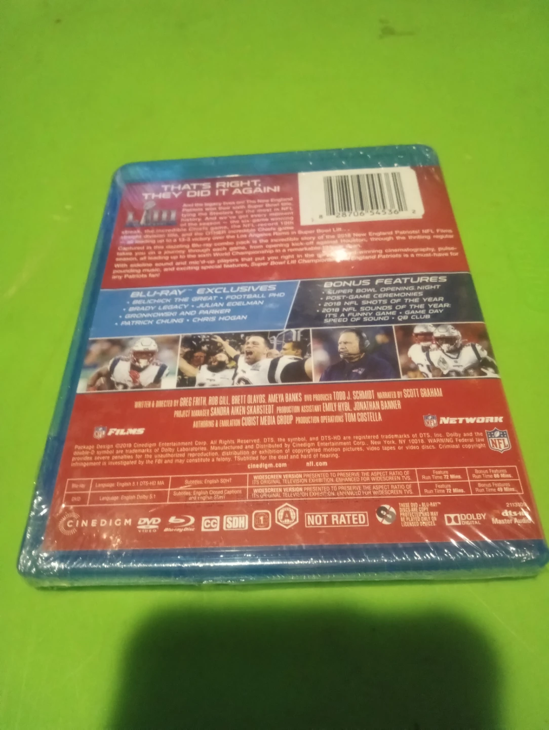 New England Patriots Super Bowl LIII Champions Blu-ray + DVD - photo 2