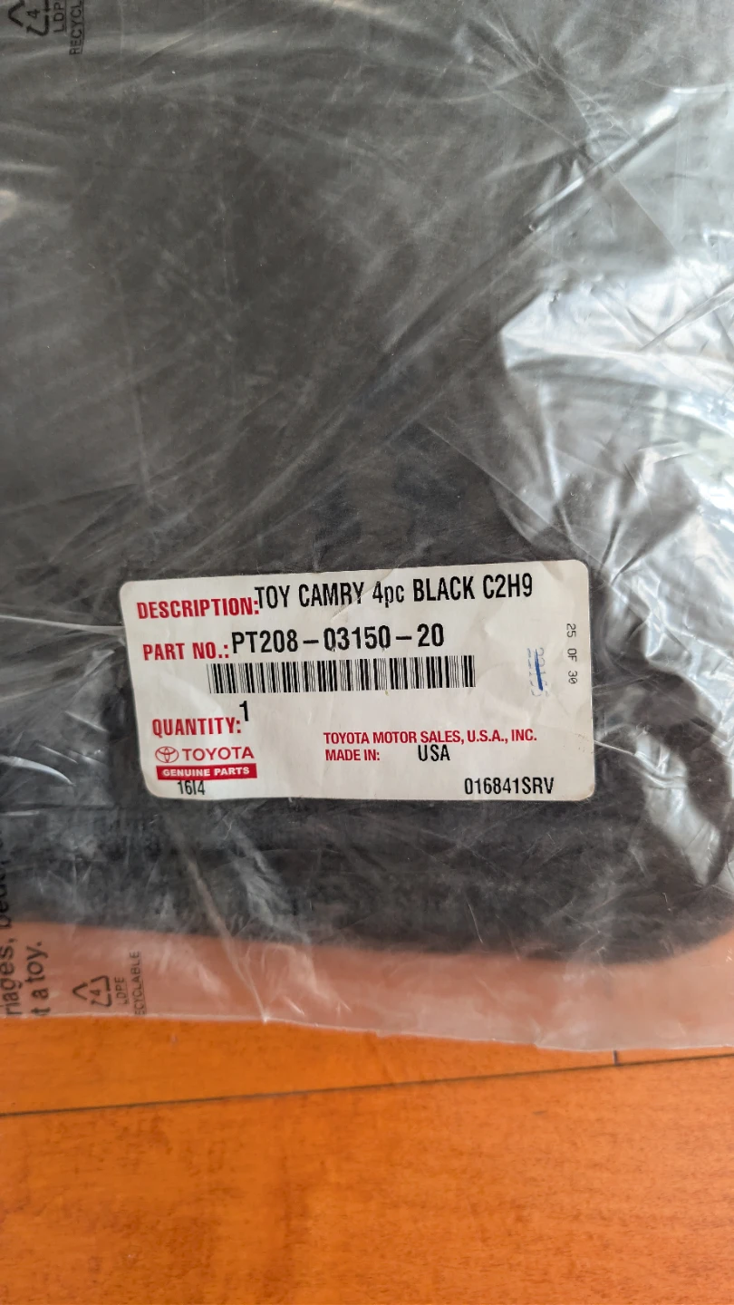 Toyota Camry Floor Mats Carpet