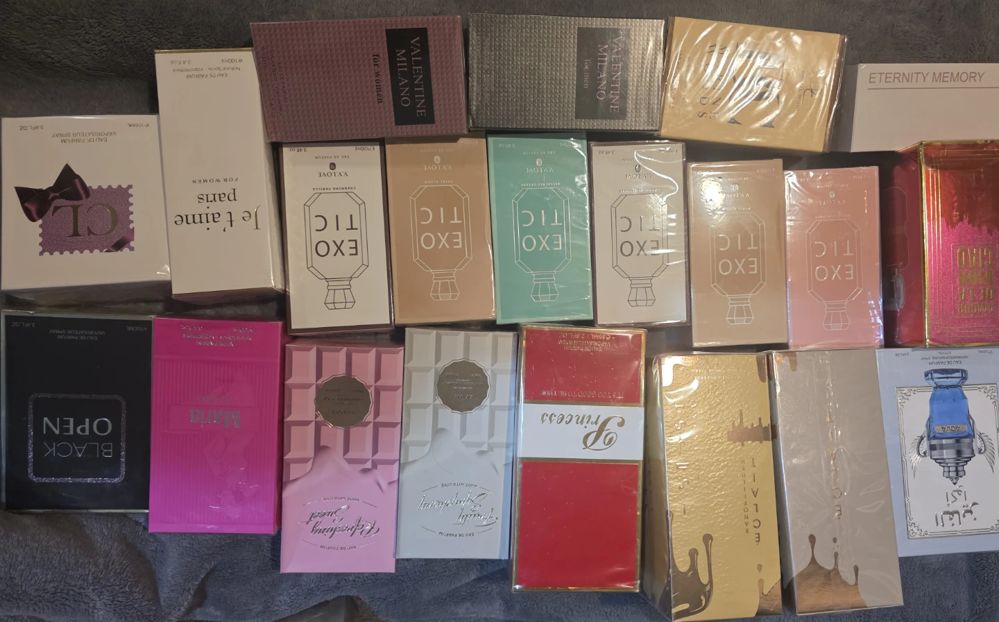V.V.LOVE EXO TIC Perfume Lot (Multiple Scents)
