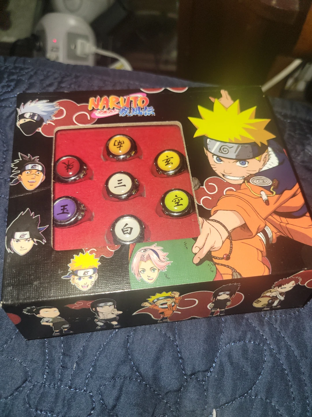 Naruto Akatsuki Rings Set