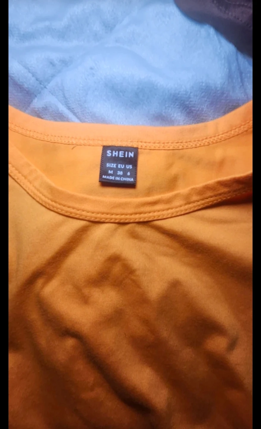 Shein Orange and Brown T-Shirts - Size M - photo 4