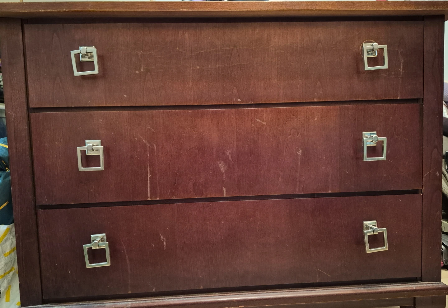 Dark brown wood  dresser - photo 2