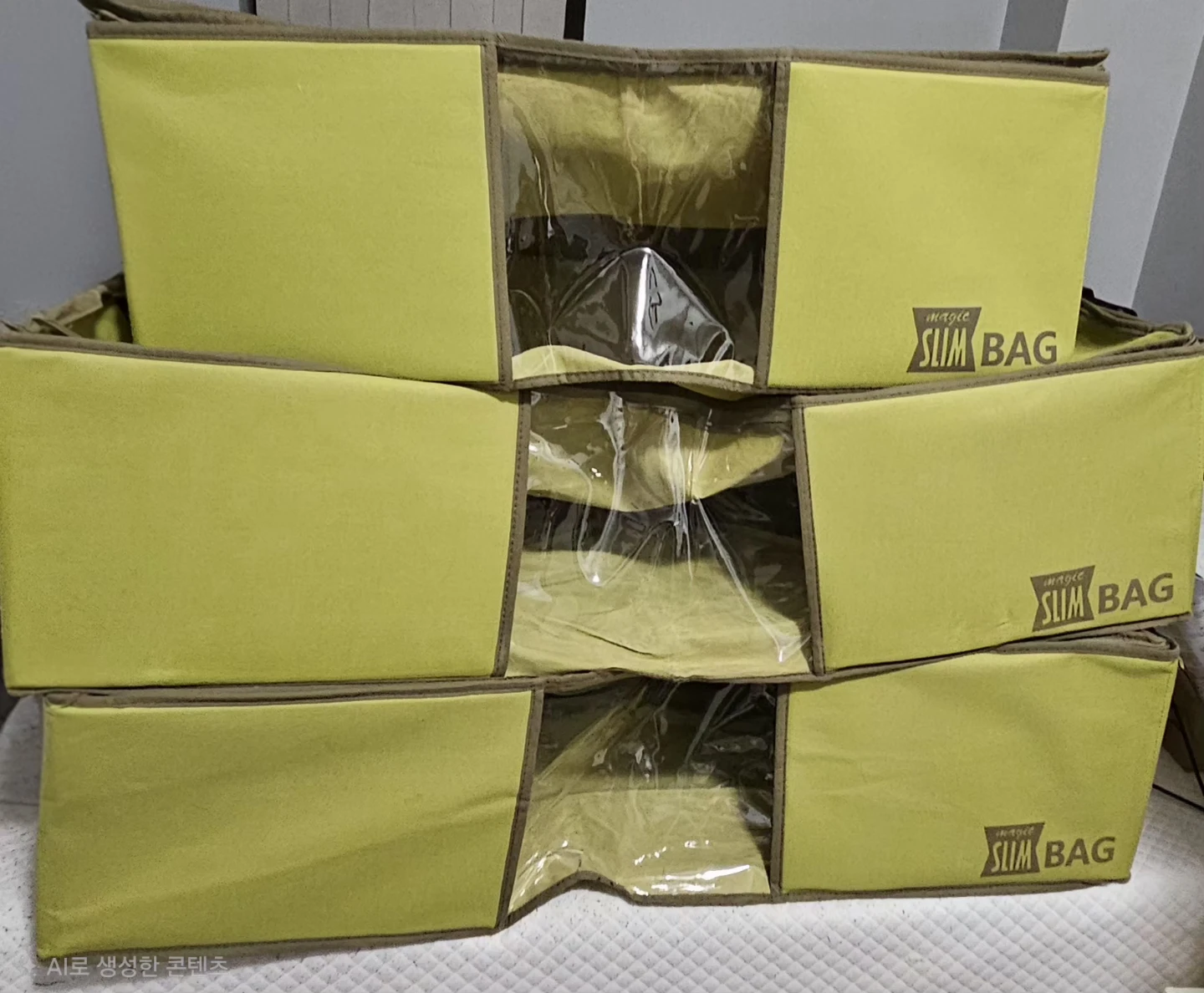 Magic Slim Bag Storage Organizers - Set of 3