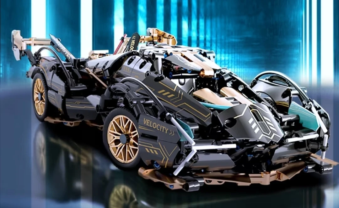 CAR BUILDING BLOCKS SET NEW - photo 3