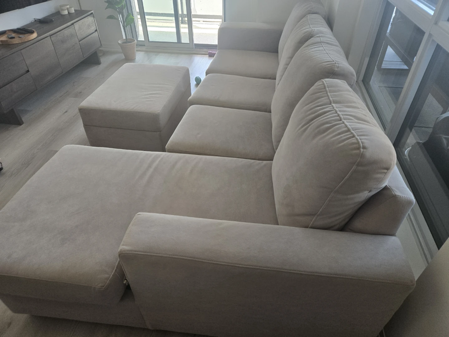 Sectional Sofa with Ottoman - photo 4