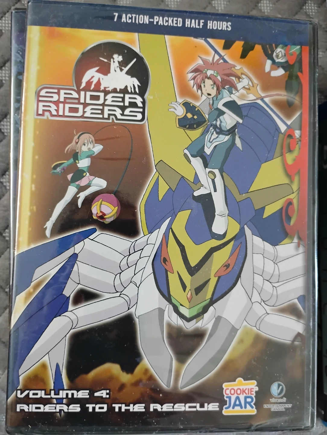4 New Spider Riders DVD Vol 2,3,4,& 5 Japanese Anime - photo 5