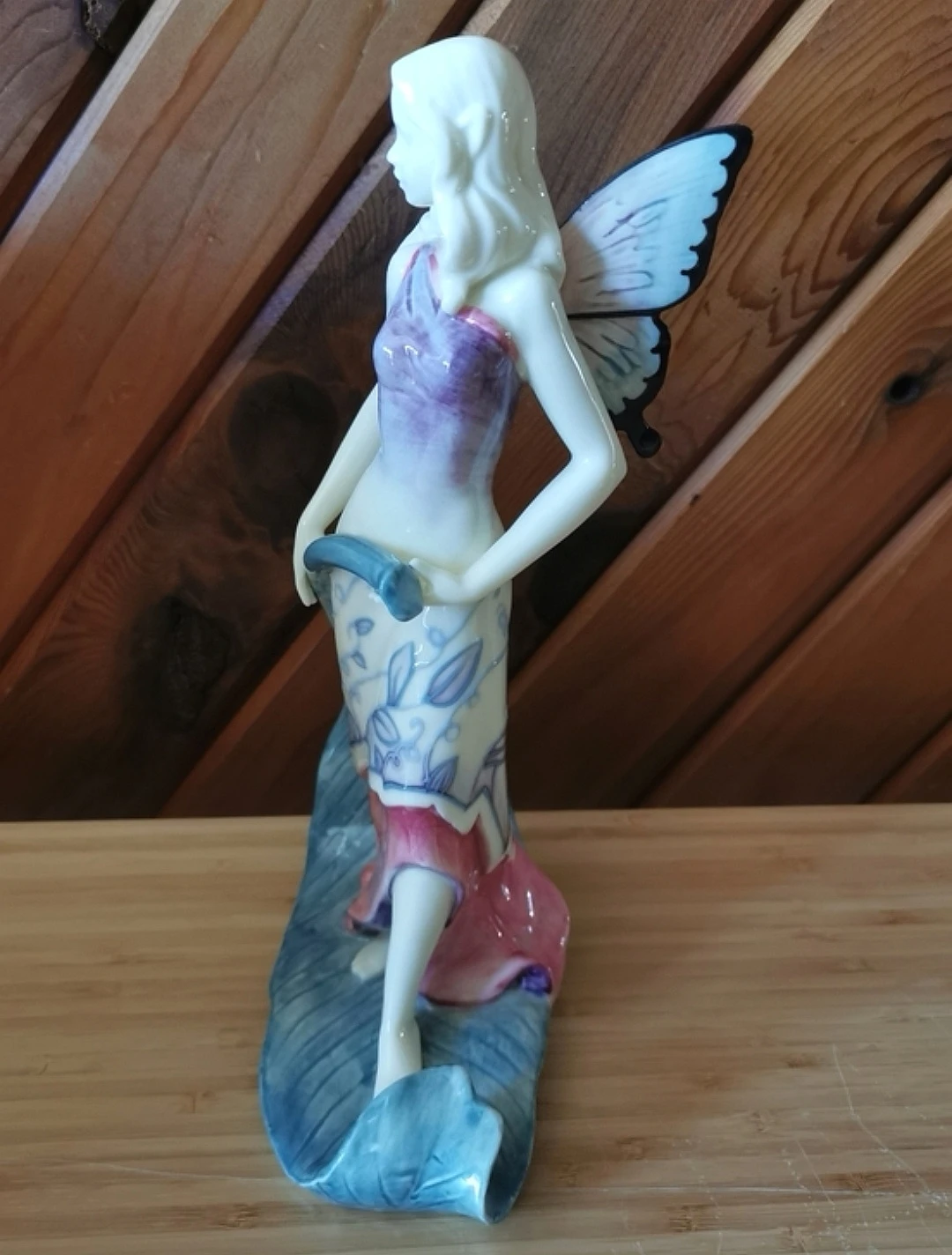 Art Nouveau Style Benaya Fairy Figurine Butterfly Wings - photo 5