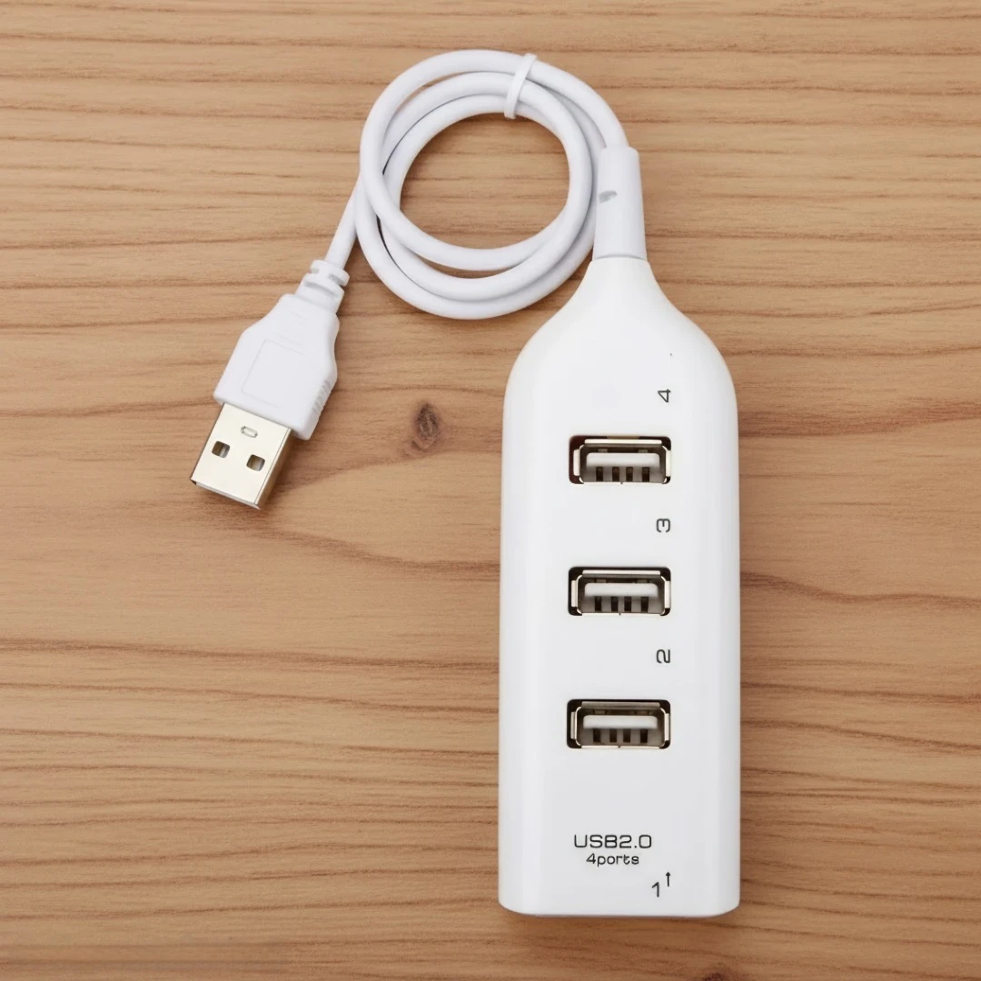 White 4-Port USB Hub. *Brand New*