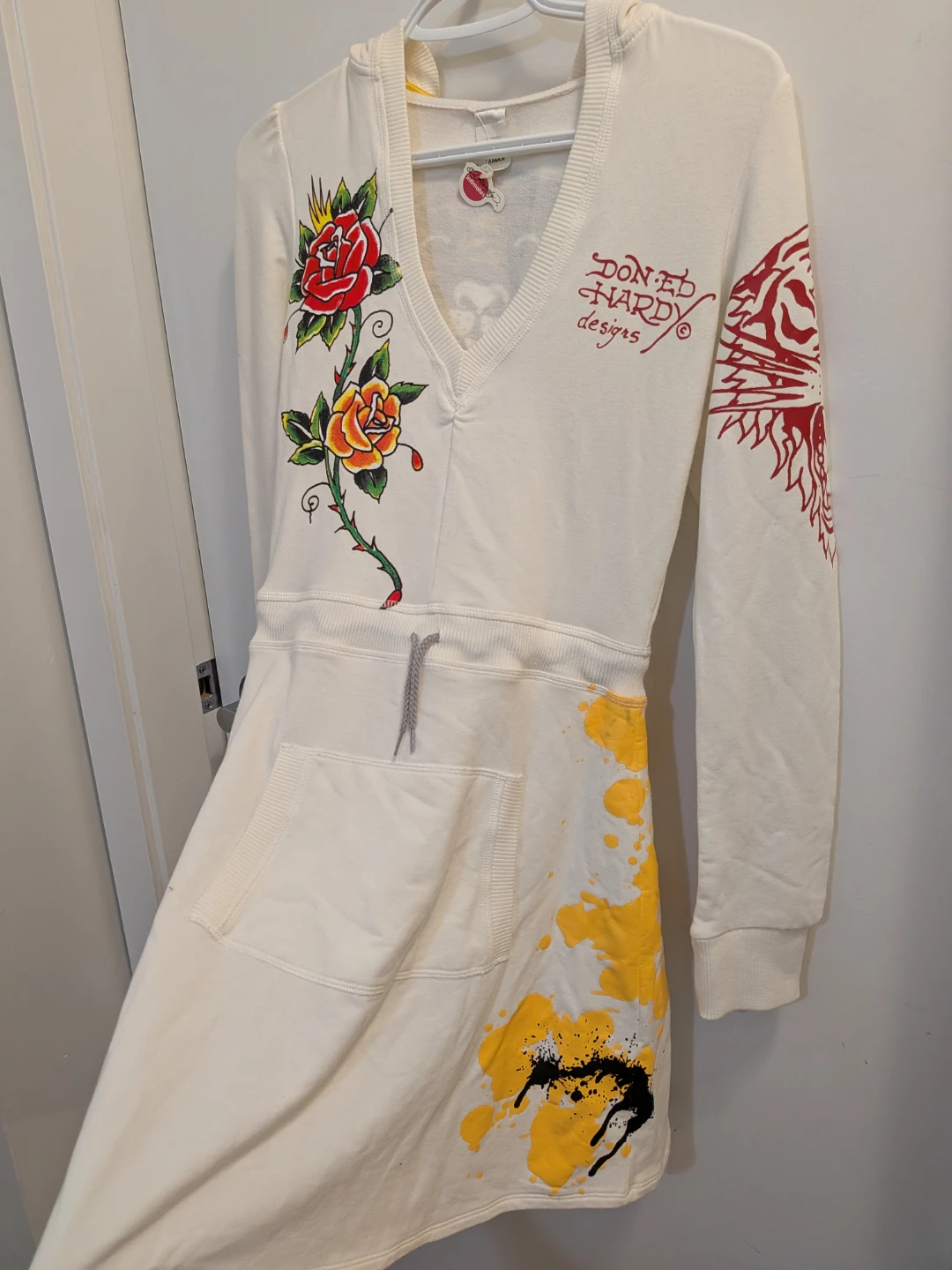 Ed Hardy Tiger n Silk Hoodie Dress - photo 2