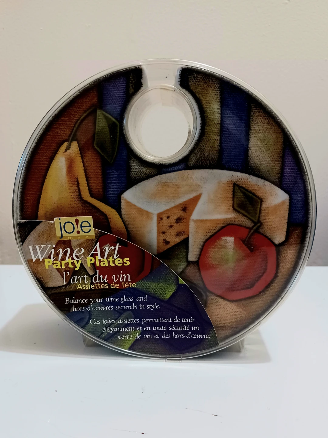 New Joie Wine Art Party Plates