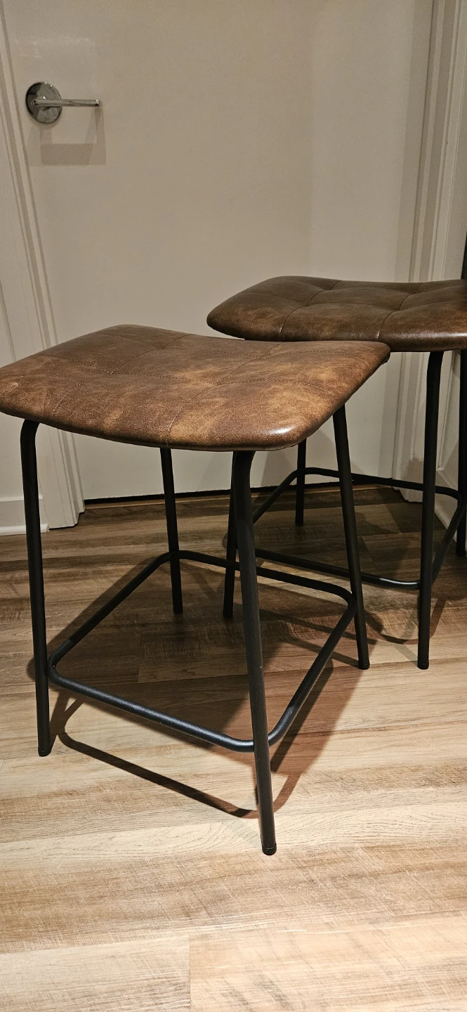 COUNTER BAR STOOLS SET OF 2 - photo 5