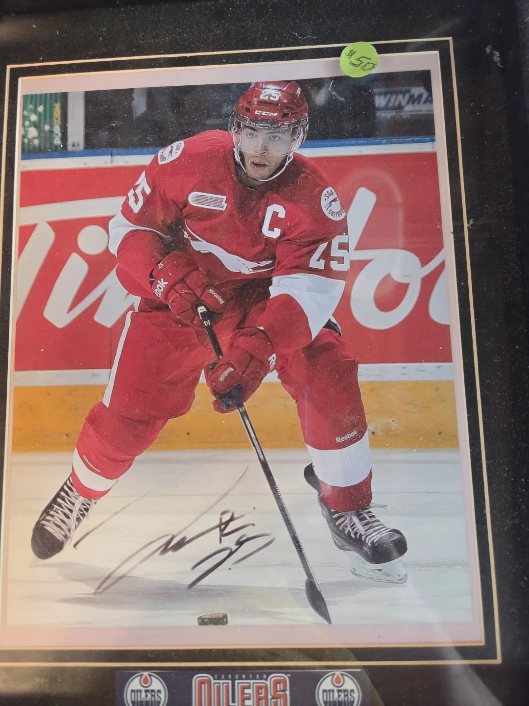 Framed Autographed Darnell Nurse Photo