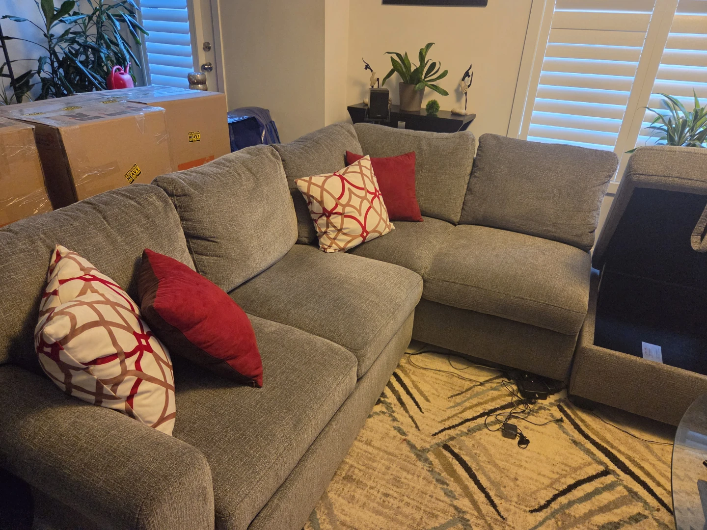 Structube sectional sleeper / ottoman - photo 4