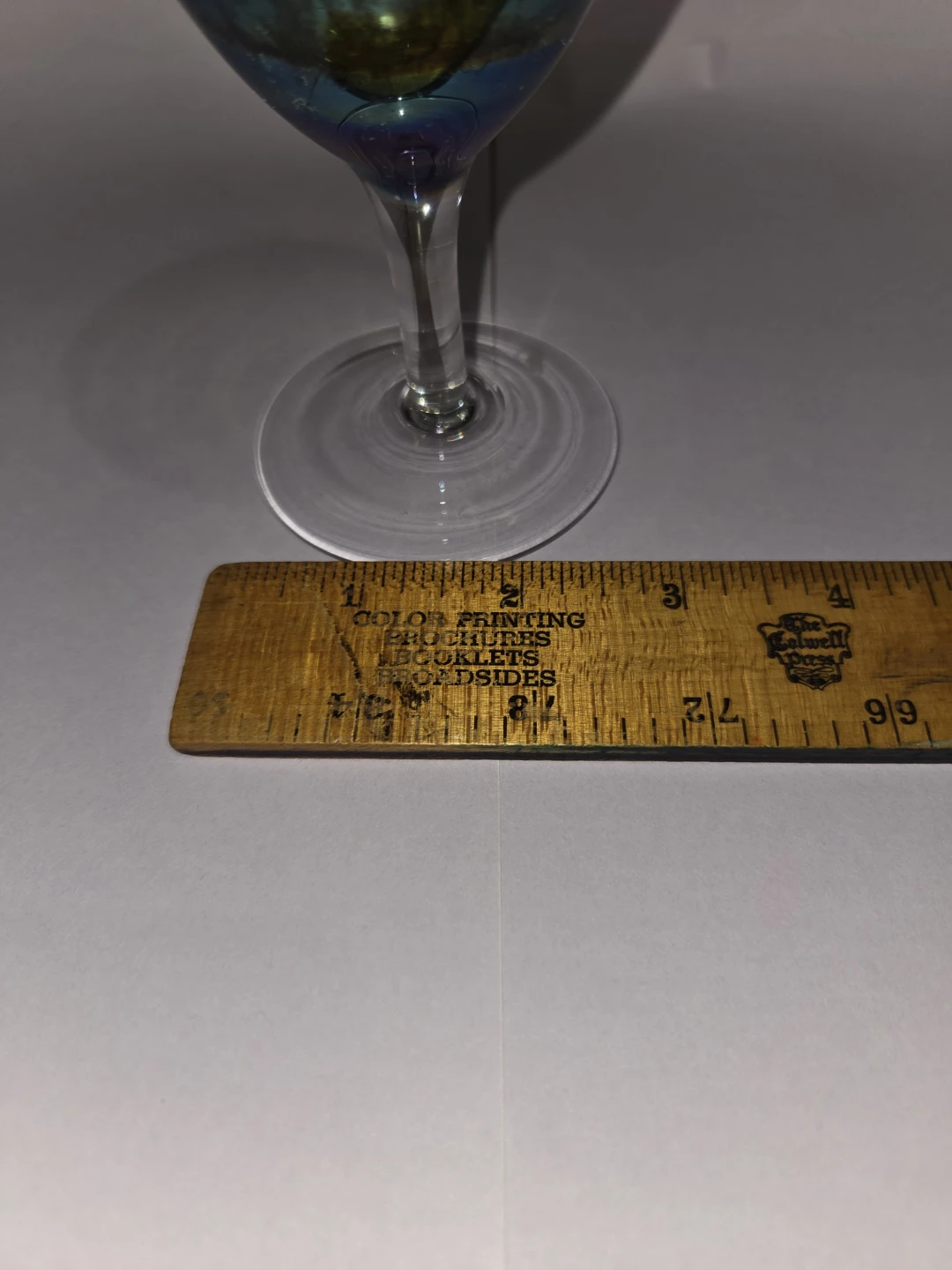 Iridescent Green Wine Glass - photo 4