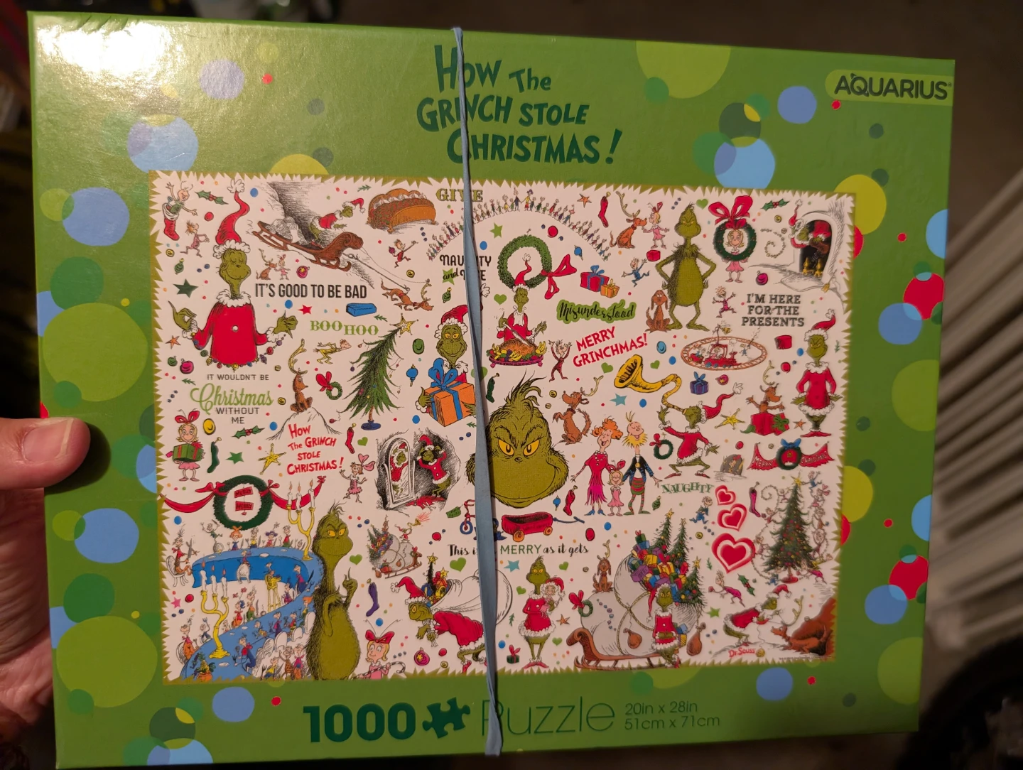 1000 piece Grinch puzzle