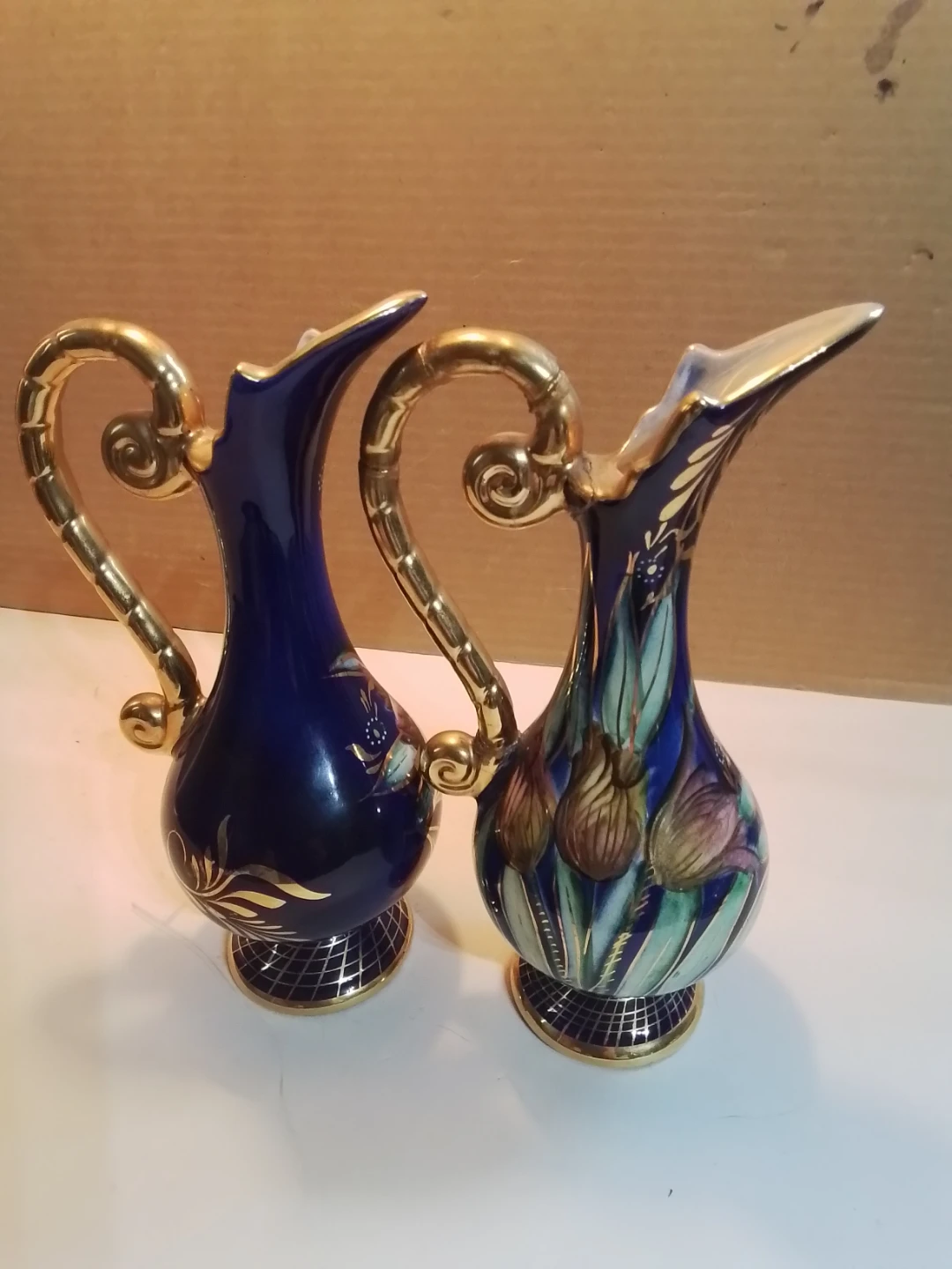 H. BEQUET Quaregnon Ceramic Pitcher Set