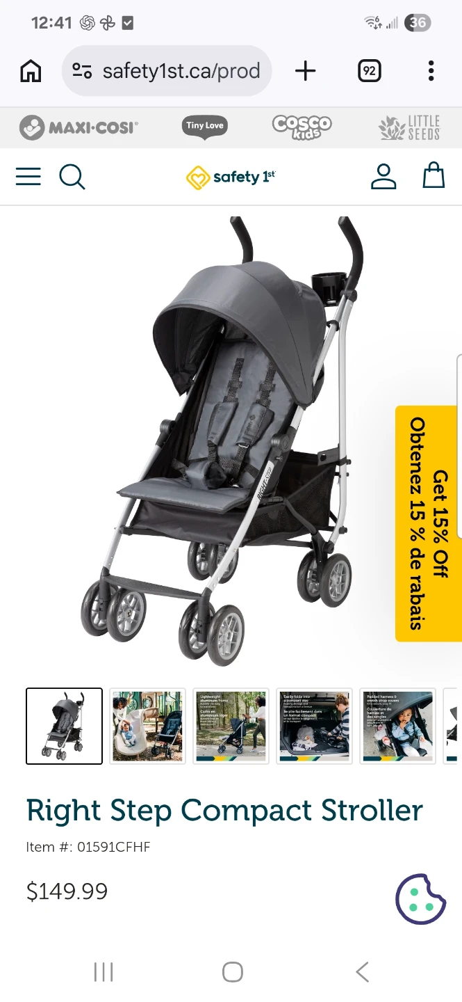 Safety 1st Right Step Compact Stroller