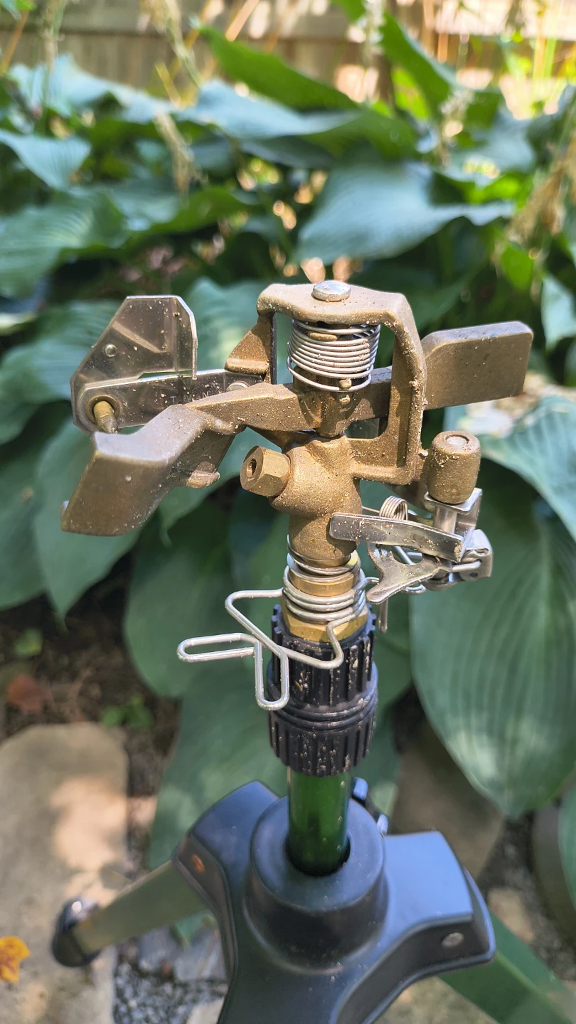 Tripod Sprinkler with Brass Head - photo 3