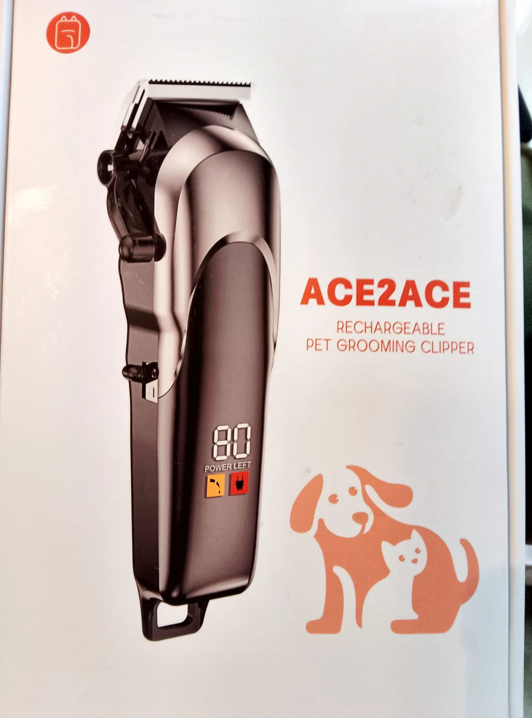 ACE2ACE Rechargeable Pet Hair Clippers