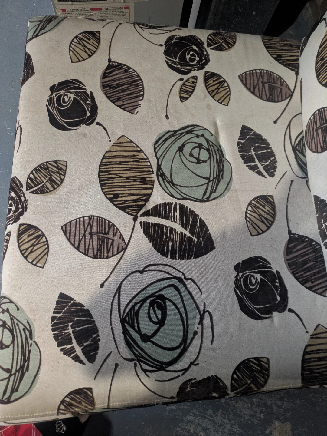 Accent Chair with Floral Pattern - photo 3