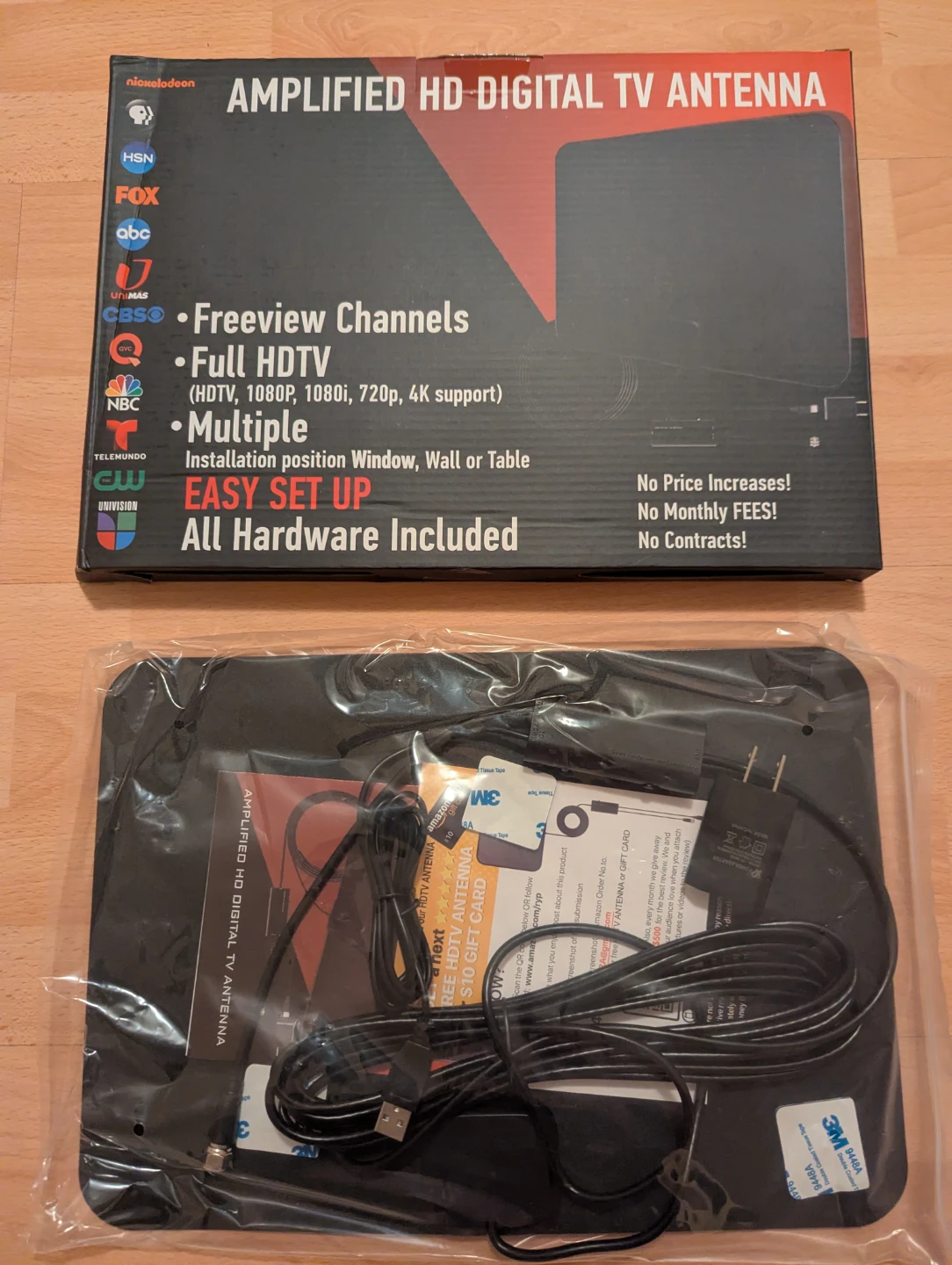 NEW Amplified HD Digital TV Antenna  Get OTA free channels