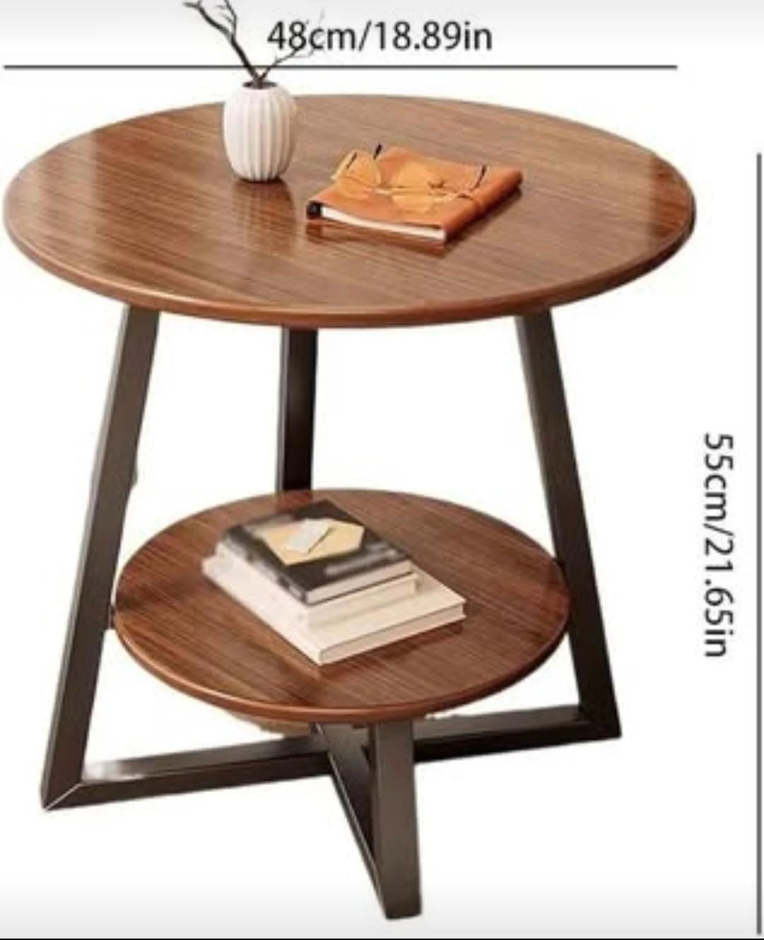 2-Tier Round Coffee Table