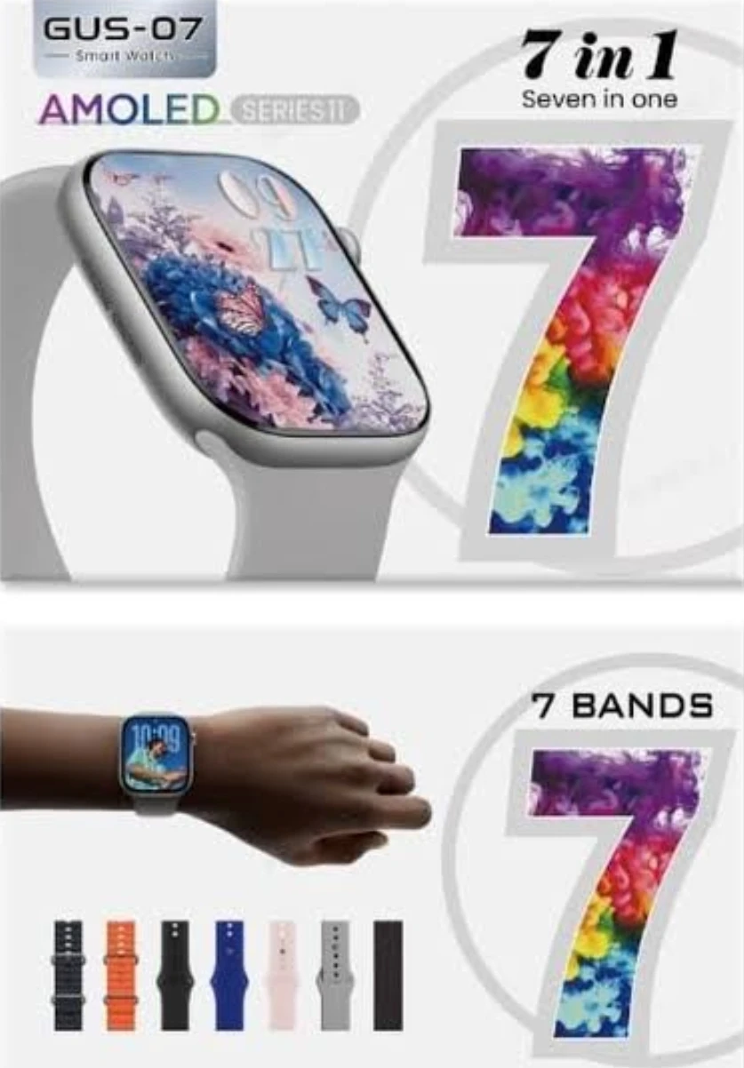 Smart Watch Series 11 - AMOLED 7-in-1 Combo Gift Set - photo 3