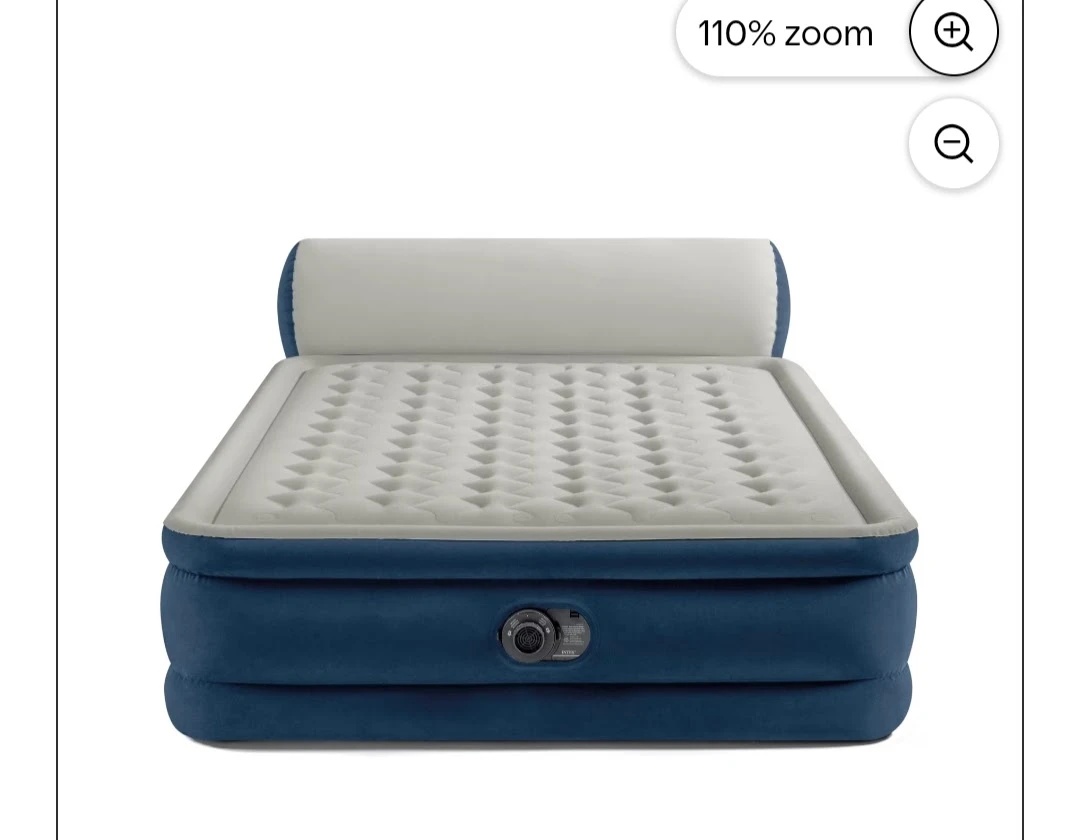 Intex Queen Size Air Mattress with Built-in Pump