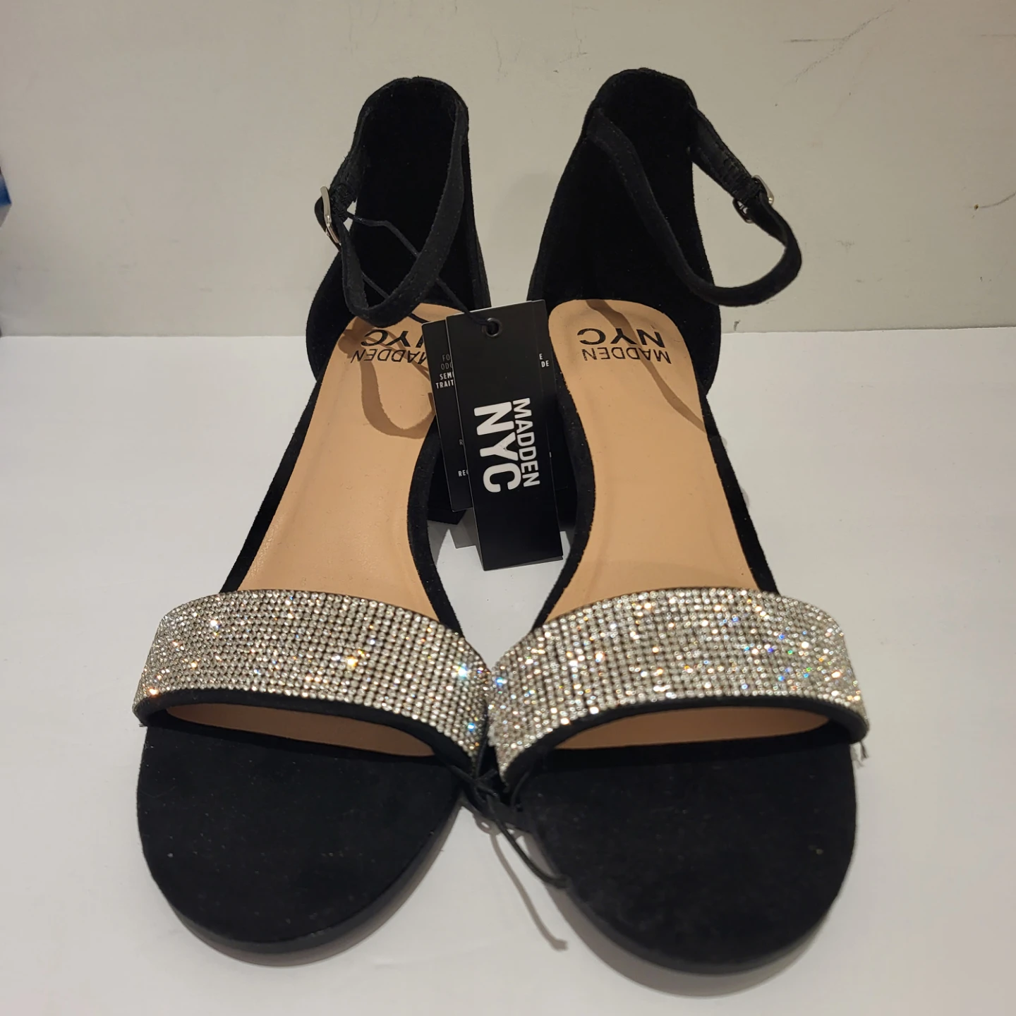 Madden NYC Women's Black Heels Size 8