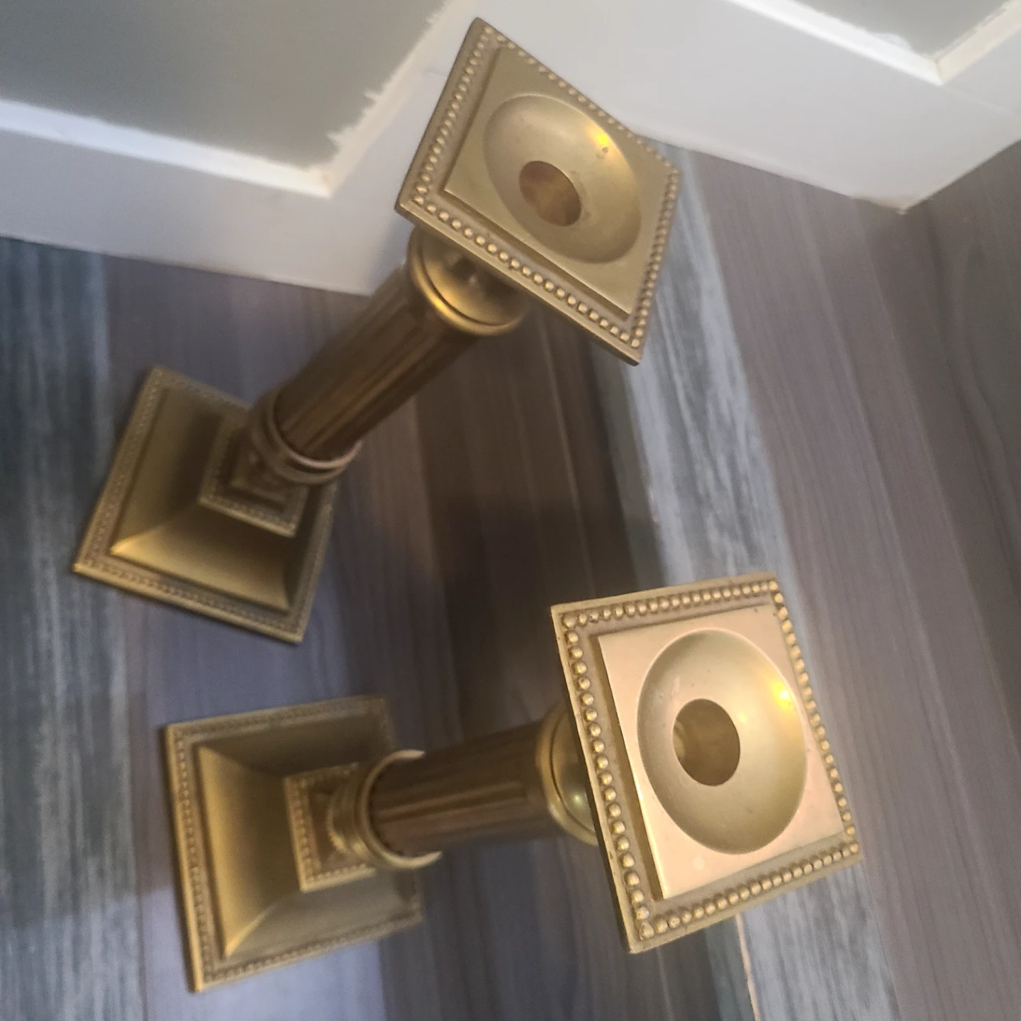 Brass Candlesticks - Pair - photo 3
