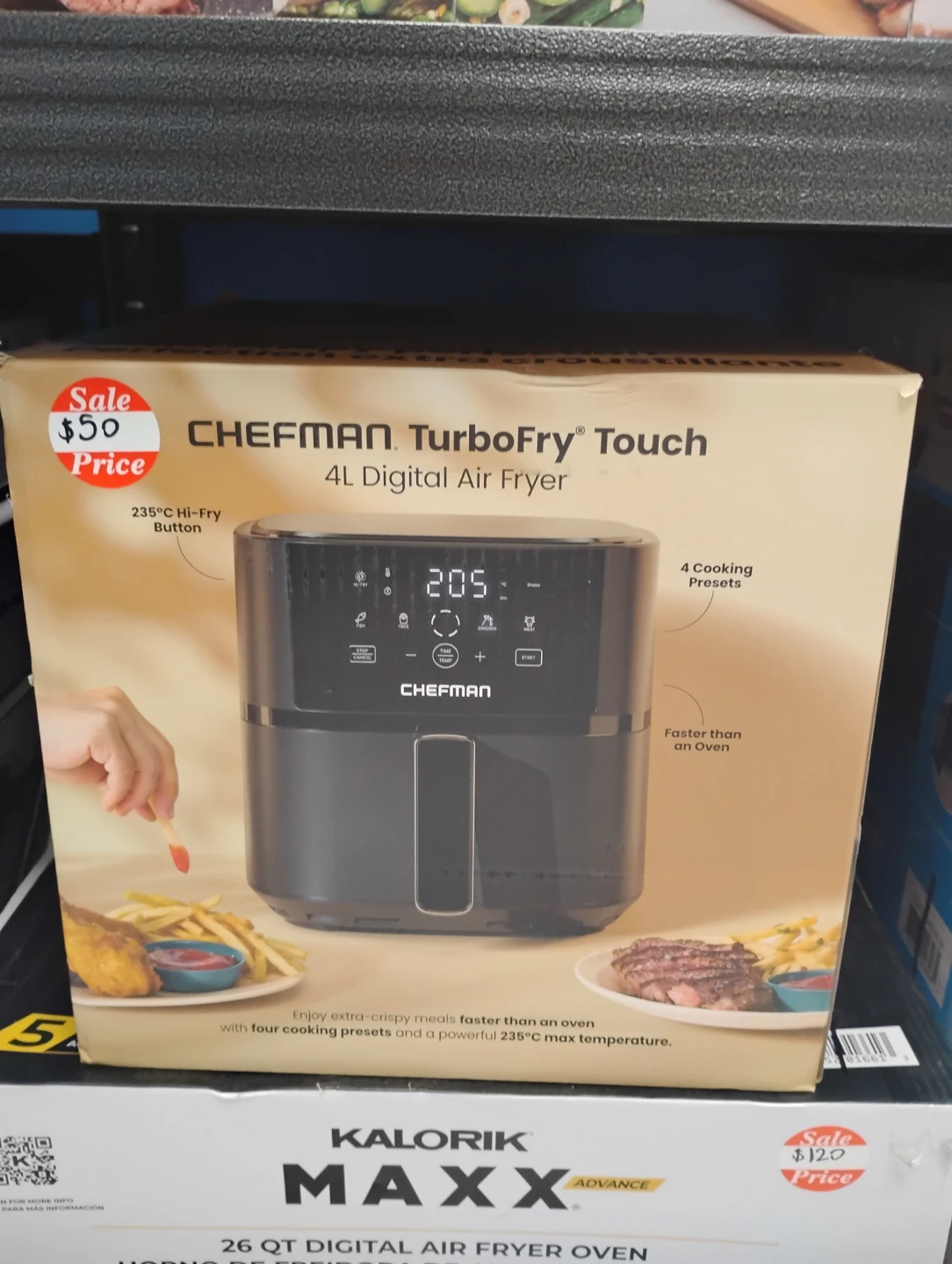 CHEFMAN TurboFry Touch 4L Digital Air Fryer
