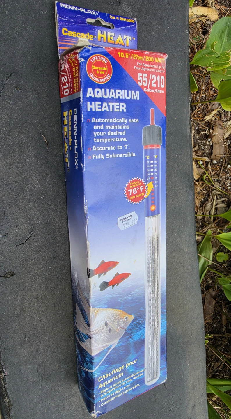Penn-Plax Cascade Heat Aquarium Heater Fully Submersible CH10200 - photo 2