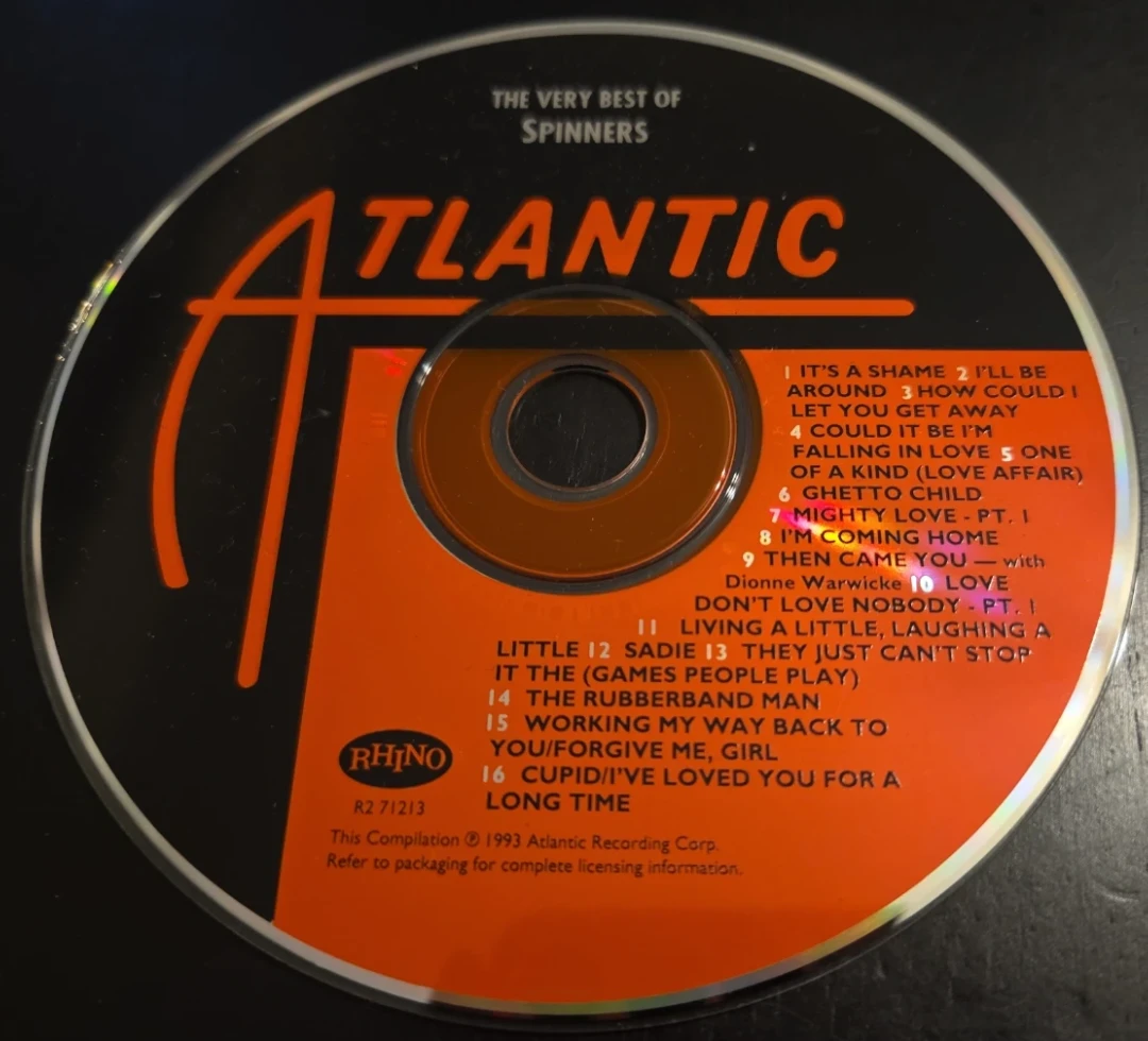 The Very Best of Spinners CD Only Atlantic Records 1993