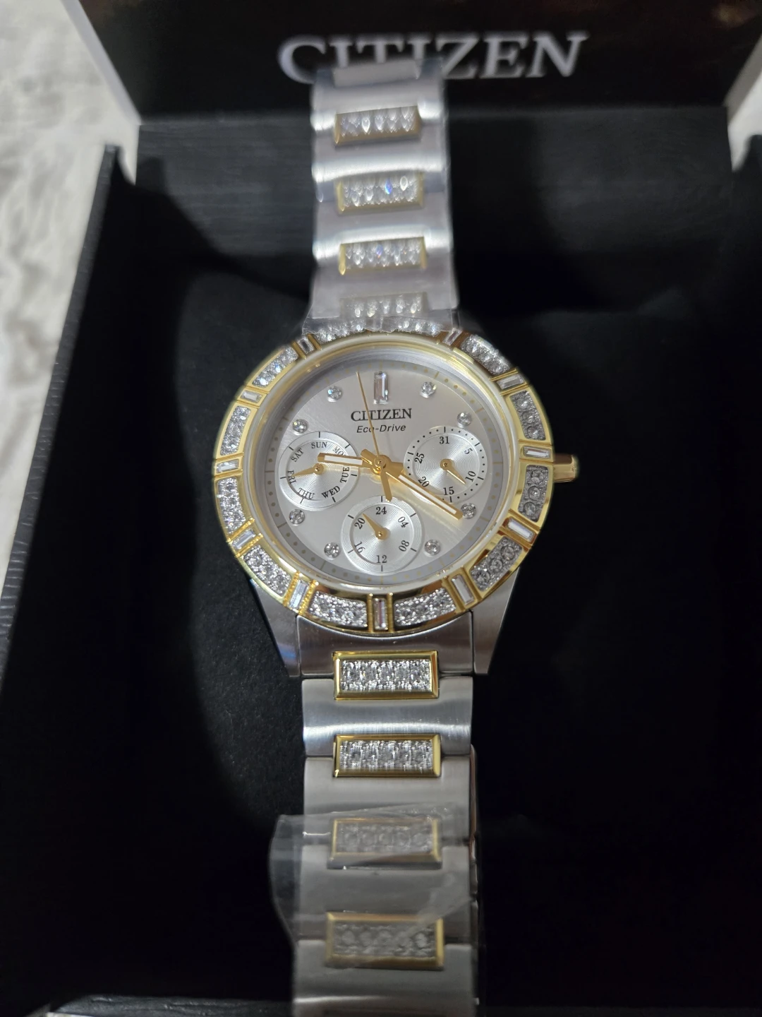 Citizen Eco-Drive Women's Watch with Diamond Bezel