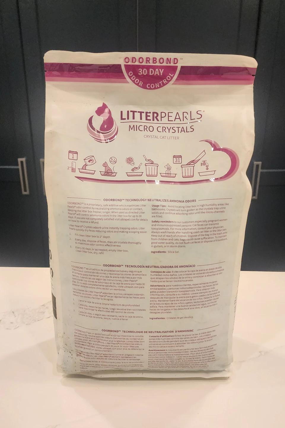 LitterPearls Micro Crystals Cat Litter 7lbs Sealed - photo 3