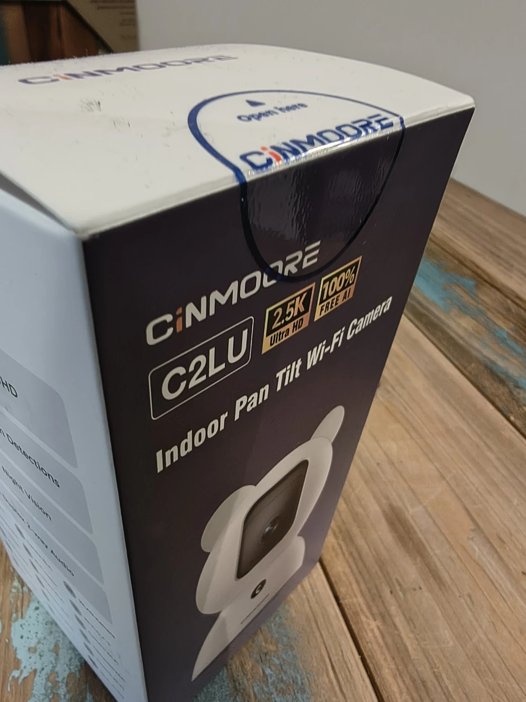 Brand New (Sealed) Cinmoore Indoor Pan Tilt Wi-Fi Camera