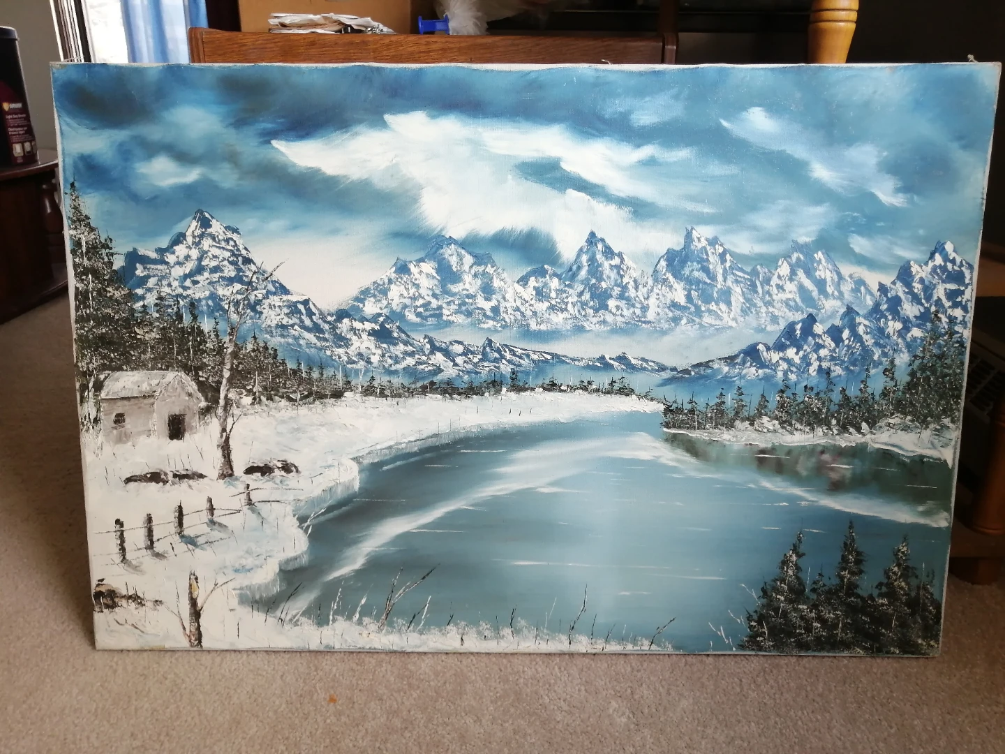 Original Winter Landscape Painting