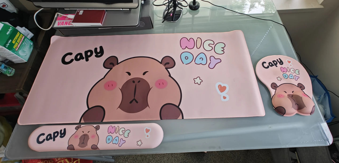 Artikl Capybara Memory Foam Comfort Desk Set - photo 2