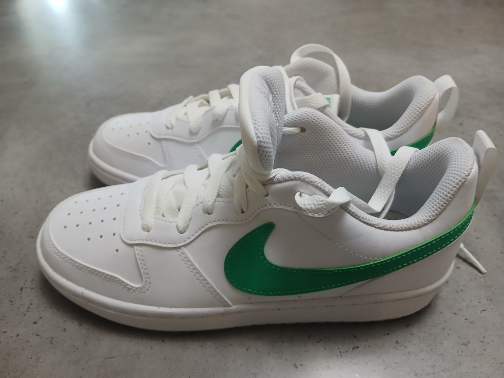 Nike Court Borough Low 2 TD White Green Shoes