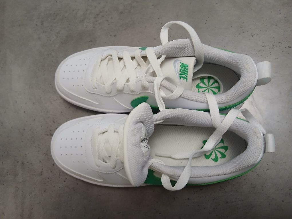 Nike Court Borough Low 2 TD White Green Shoes - photo 2